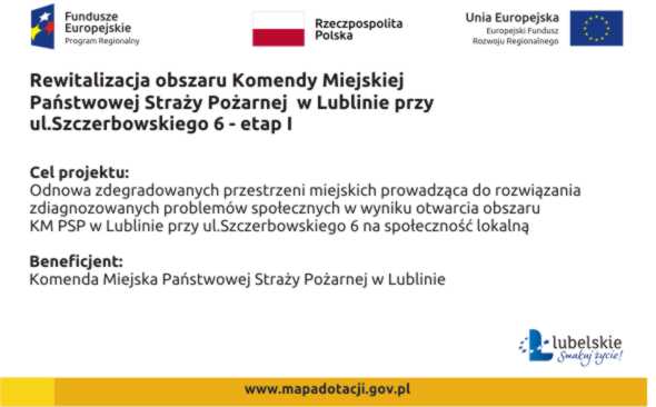 projekt rewitalizacji Komendy Miejskiej Państwowej Straży Pożarnej w Lublinie
