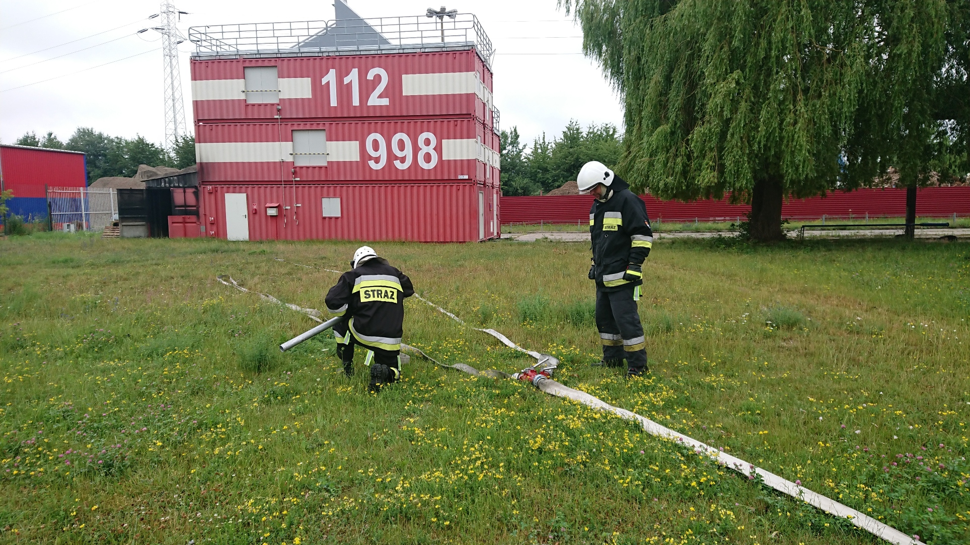 Sprawianie sprzętu pożarniczego przez strażaków