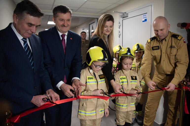 Otwarcie Interaktywnego Centrum Edukacji Przeciwpożarowej KM PSP w Lublinie 23 stycznia 2023r.