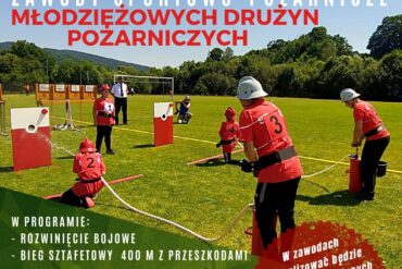 Zaproszenie na powiatowe zawody sportowo pożarnicze w Pszczelej Woli w dniu 6 czerwca 2023 o godz. 10